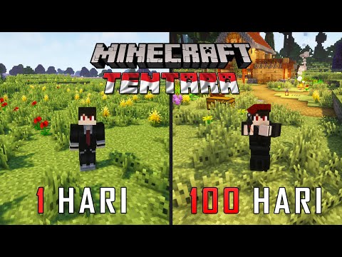 100 Hari di Minecraft Tapi Kita Jadi Tentara