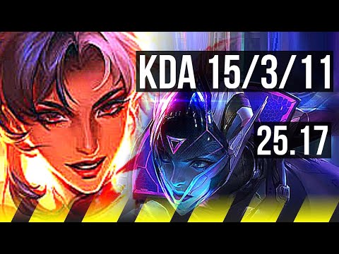 SIVIR & Nami vs VAYNE & Teemo (ADC) | 15/3/11 | EUW Master | 25.17