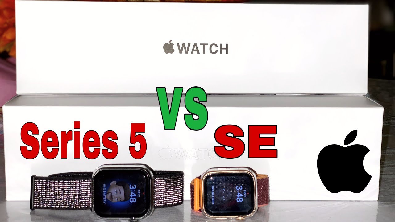Apple Watch SE VS Series 5 Quick Comparison!!!   ( Which One To Get)