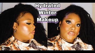 UPDATED AFFORDABLE WINTER MAKEUP ROUTINE || HYDRATING MAKEUP FOR DRY SKIN || DEWY MAKEUP ROUTINE