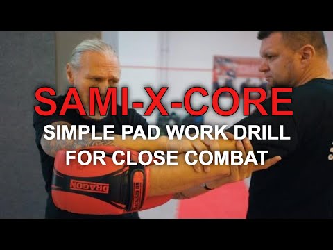 PETER WECKAUF | SAMI-X-CORE Simple pad work drill for close combat | SAMICS