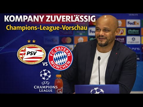 Kompany ahead of PSV vs Bayern: Clear ideas for the Champions League evening
