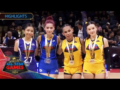 Mikha, Analain, Awra, and Leona are the Volleyball special awardees Star Magic All Star Games 2024