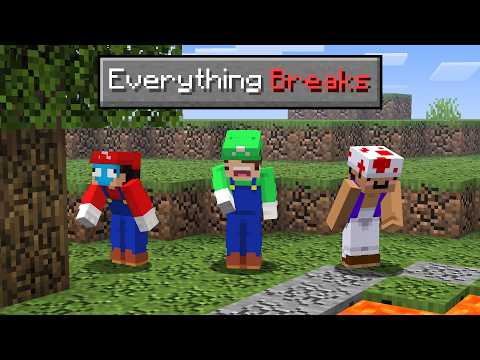 Minecraft, But Breaking a Block Breaks Them All...