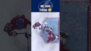 Hagel Might’ve ALSO Been Off Guard ???? #shorts #nhl