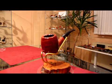 Pipa radica ROSSI half bent apple - www.paronellipipe.it