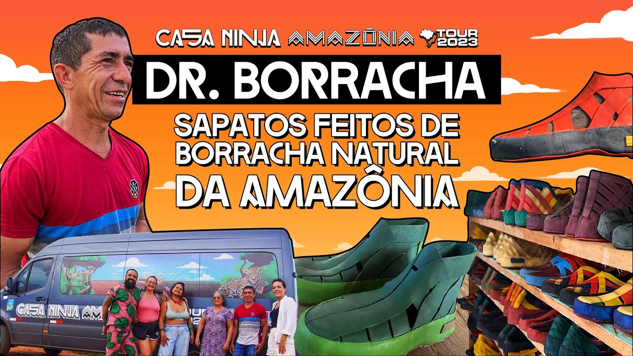 Já viu sapatos feitos de borracha natural da Amazônia? | Casa NINJA Amazônia Tour