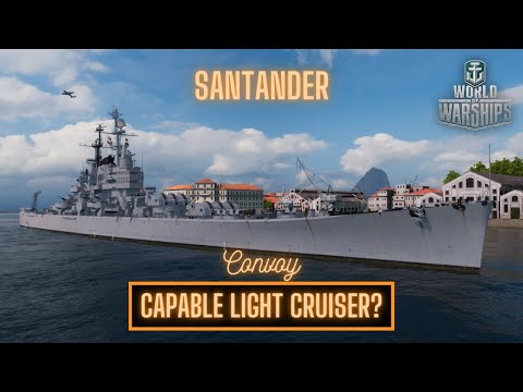 World of Warships - Santander: Capable Light Cruiser?