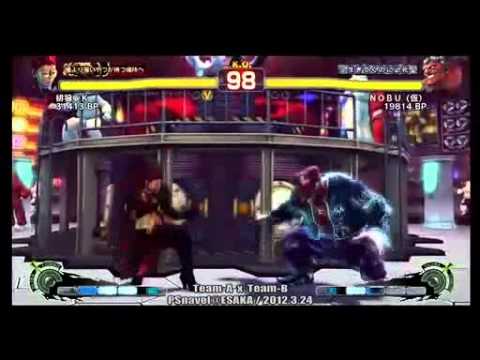 SSF4AE Monthly event (PSnavel@ESAKA/2012.3.24) : Team-A x Team-B