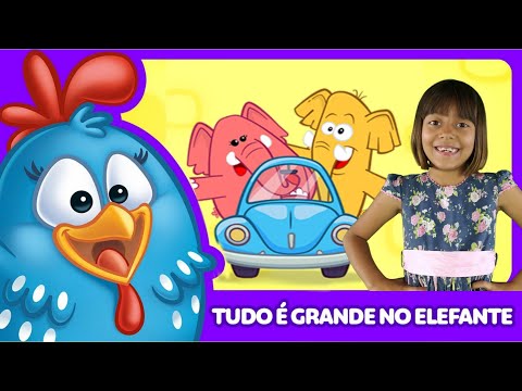 Tudo é Grande no Elefante - Galinha Pintadinha - Kamilly Kids