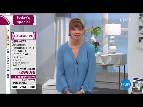 De'Longhi Pinguino 3in1 500 Sq. Ft. Portable AC   $50 Ma...