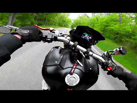 Pushing the 2021 MT09 | Pure Sound | Wheelies | 4k