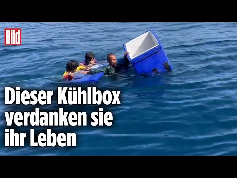 Auf offener See: Kühlbox rettet Schiffbrüchigen das Leben | Phuket