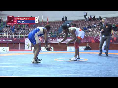 Round 2 WW - 76 kg: B. ONYEBUCHI (NGR) v. A. YOUIN (CIV)