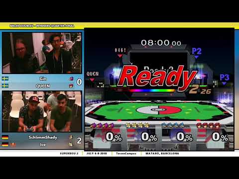SB2 - Ice / SchlimmShady Vs. Gin / QUEEN - Winners Quarters - Melee Doubles