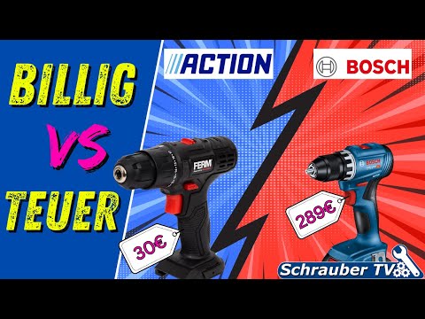 Cordless screwdrivers from the discount store Action put to the test / Cheap vs. Expensive