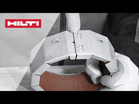 HOW TO install the  Hilti CP 644 firestop collar - DIN