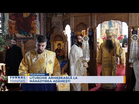 Liturghie arhierească la Mănăstirea Adămești