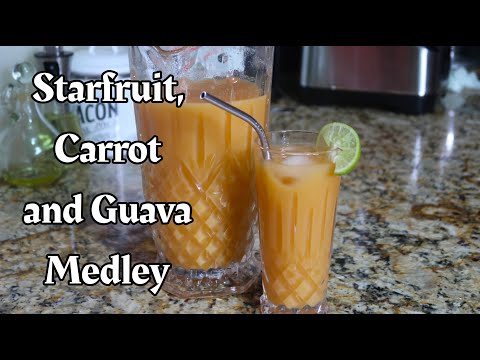 Starfruit, Carrot and Guava Medley