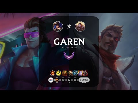 Garen Mid vs Jayce - KR Master Patch 13.7