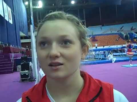 Rosannagh MacLennan Interview 2009 world trampoline championships