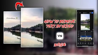 How to Remove Text In Video In VN Video Editing App | VN Editing Tutorial In Tamil | VN Editing