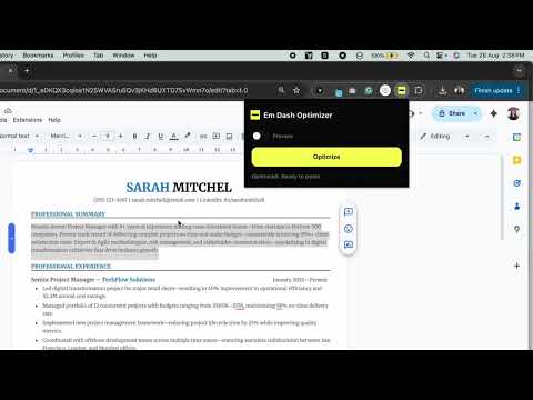 Item video thumbnail