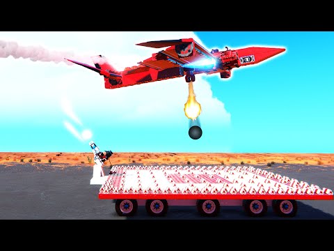 Precision Bomber VS Driving Target Challenge! - Trailmakers Multiplayer