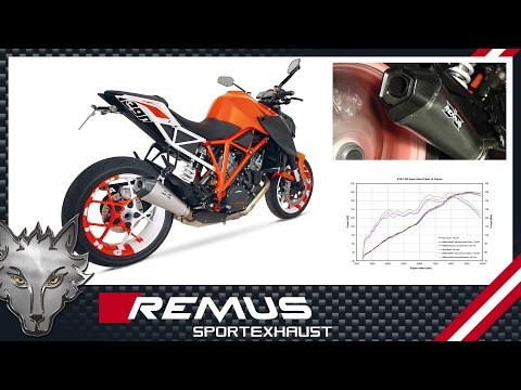 KTM 1290 Super Duke R Mod. 2014 with REMUS Hypercone sport exhaust system