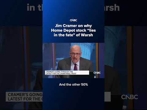 Jim Cramer on why Home Depot stock "lies in the fate" of Warsh