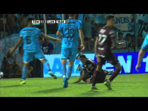 Gol de Sand. Temperley 0 - Lanús 1. Fecha 3. Primera División 2016