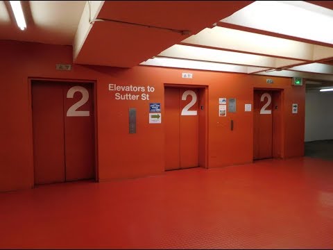 Fast Montgomery Traction Elevators-Sutter-Stockton Garage-San Francisco, CA