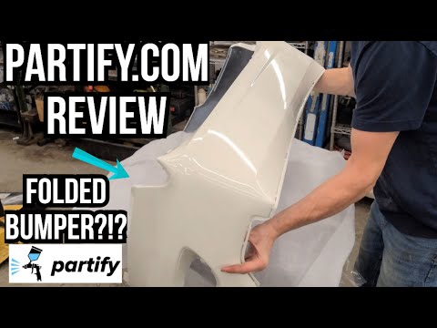 Is Partify.com Legit? Honest Review of their Paint Matched Folded Bumper #partify