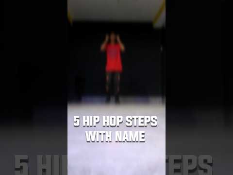 5 Hip Hop steps with name#shorts #hiphop #step #subscribers