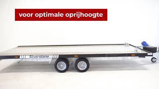 Proline Silverstone Autotransporter tandemas 500x210cm 3150kg video