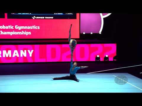 Germany (GER) - 2022 Acrobatic Worlds, Baku (AZE) - Balance Qualification  Mixed Pair