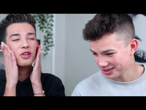 James Charles and his brother but every time Ian gets annoyed their voices get higher