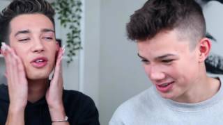 James Charles and his brother but every time Ian gets annoyed their voices get higher