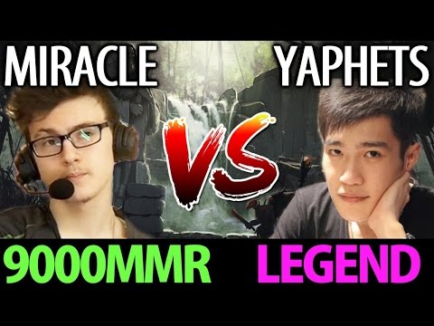 Miracle  vs Yaphets Fear Dota2 7 04 9000MMR vs Legend