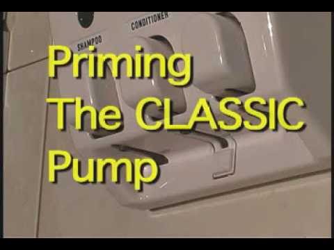 Part of a video titled How to Prime the Classic Dispenser - YouTube