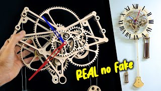 I built a REAL pendulum clock with a 10w laser engraver ACMER P3