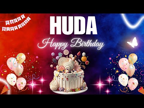 HUDA Happy Birthday Song | HUDA Name Meaning🎂🎈 #birthday #happybirthdaysong #huda