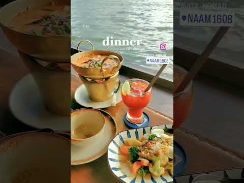 每天下班打卡一間曼谷河景餐廳 #夕陽 #美食 #音樂 #泰國生活 #數位游牧