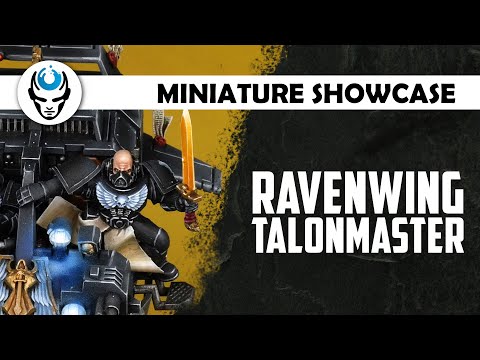 RAVENWING TALONMASTER - LVL 5 MINIATURE SHOWCASE 4K