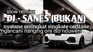Download lagu DJ SANES - SLOW REMIX || NYATANE SESINGKAT SINGKAT CERITANE mp3