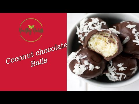 Day 11 of 21days Diwali series Easy to make coconut chocolate balls