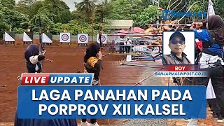 Cabor Baru Panahan Berlaga di Hari Kedua Porprov XII Kalsel di Tala, Optimis Raih Medali Emas