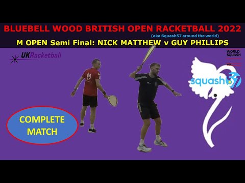 British Open 2022 Men's semi-final: NICK MATTHEW v GUY PEARSON