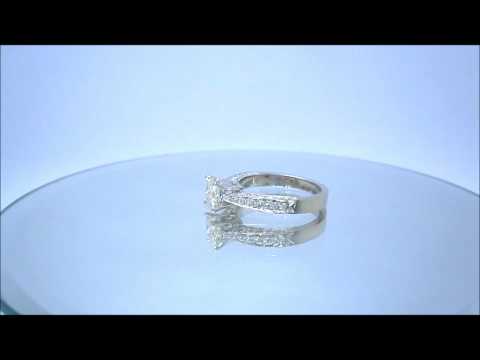 PRINCESS CUT DIAMOND ENGAGEMENT RING 1.45CTW - KNR INC - 175