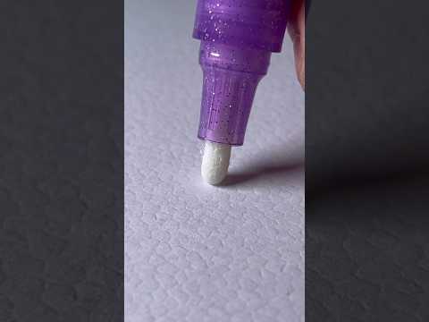 Violet Marker! 😊 #asmrsounds